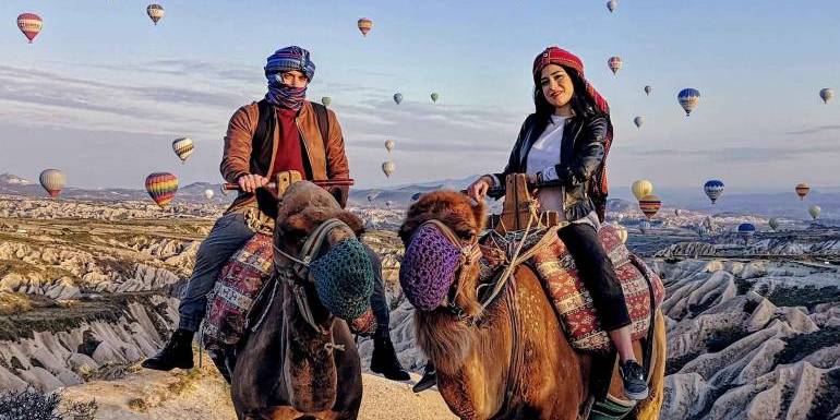 Ride a camel in Cappadocia