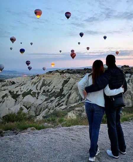 See the balloons in Cappadocia